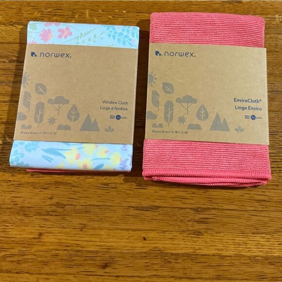 Norwex Basic Package Envirocloth and Window Cloth Set Limited Edition NWT - Picture 2 of 3